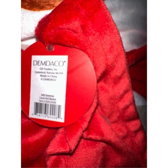 Demdaco Jolly Snowman Sherpa Throw NWT 50 x 60 - Picture 5 of 6